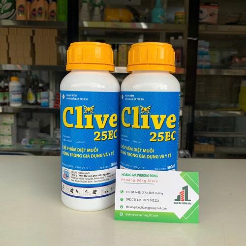 Thuốc diệt muỗi, côn trùng Cliver 25ec